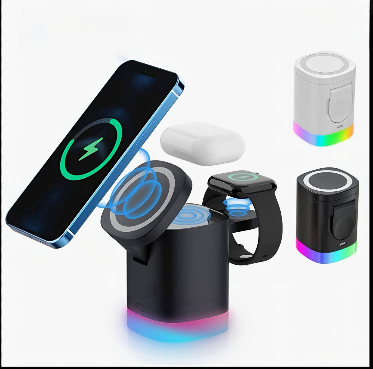 3-in-1 Magnetic Wireless Charger